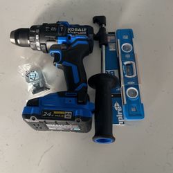 Kobalt 24v Hammer Dril 3 Modes (drill, Screws & Hammer)