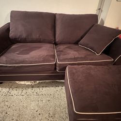 Briarwood Microfiber Apartment Sofa