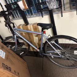 700C Hybrid Bike for Men Women Shimano 7speeds Cruiser Bicycle Step-Through or Step-Over Frame Hybrid Bicycle for Mens