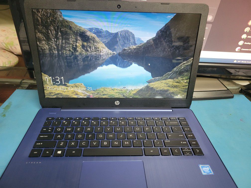 HP 14" Stream Laptop Windows
 8+ hour battery
 AMD Dual-Core A4-9120e
 4GB RAM, 64GB eMMC
 Royal ...
