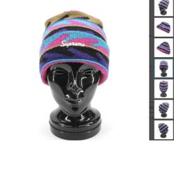 SUPREME 2016 Wave Stripe Beanie