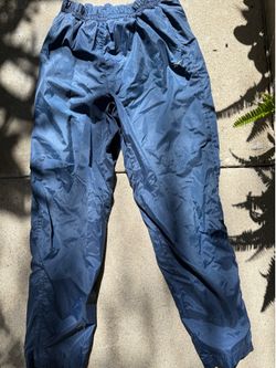 Reebok, track pants, blue, Medium