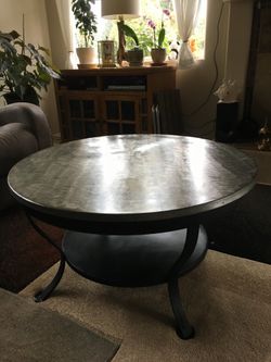 Iron / Stainless living room table