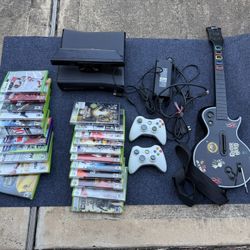 Xbox 360 Come With 2 Controllers And Accessories