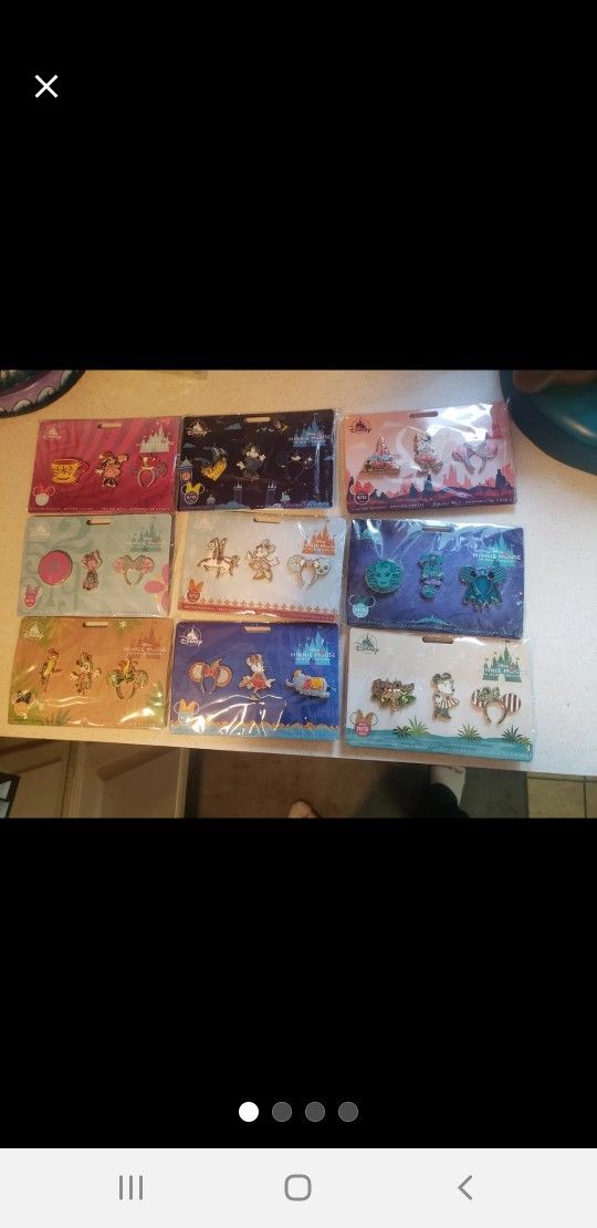 Disney Minnie Main Attraction Pin Set March To November