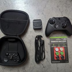 Price is to ship,Local OBO: Xbox Elite Series 2 Controller with Case and Thumbstick Grips