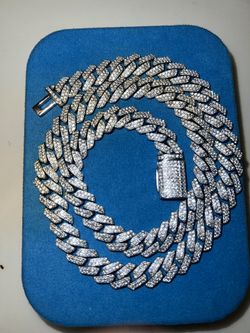 12MM Moissanite Cuban Link 