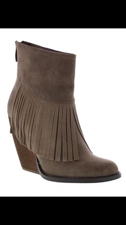 Fringe booties