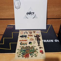 Gorillaz LP White LE Vinyl The Mountain with sticker set