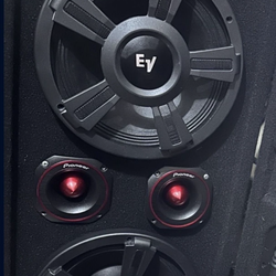 Chuchero 2 10 inch ev gold with pioneer tweeters