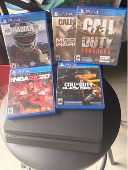 PS4 with five games