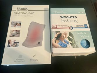 Belle Russo Weighted Neck Wrap W/ Trakk Heating Pad 