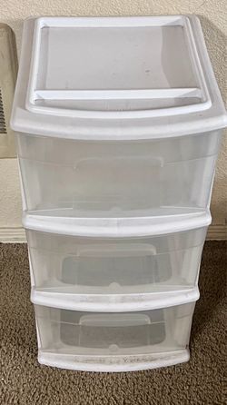 3-Drawer Plastic Storage Tower