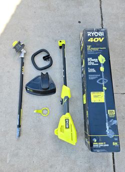 RYOBI 40V Weed Eater String Trimmer EXPAND-IT Attachment Capable
