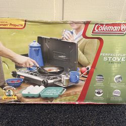 Coleman Perfect Flow 2 Burner Stove - new in box