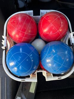 Bocce Ball Set with Carrying Case