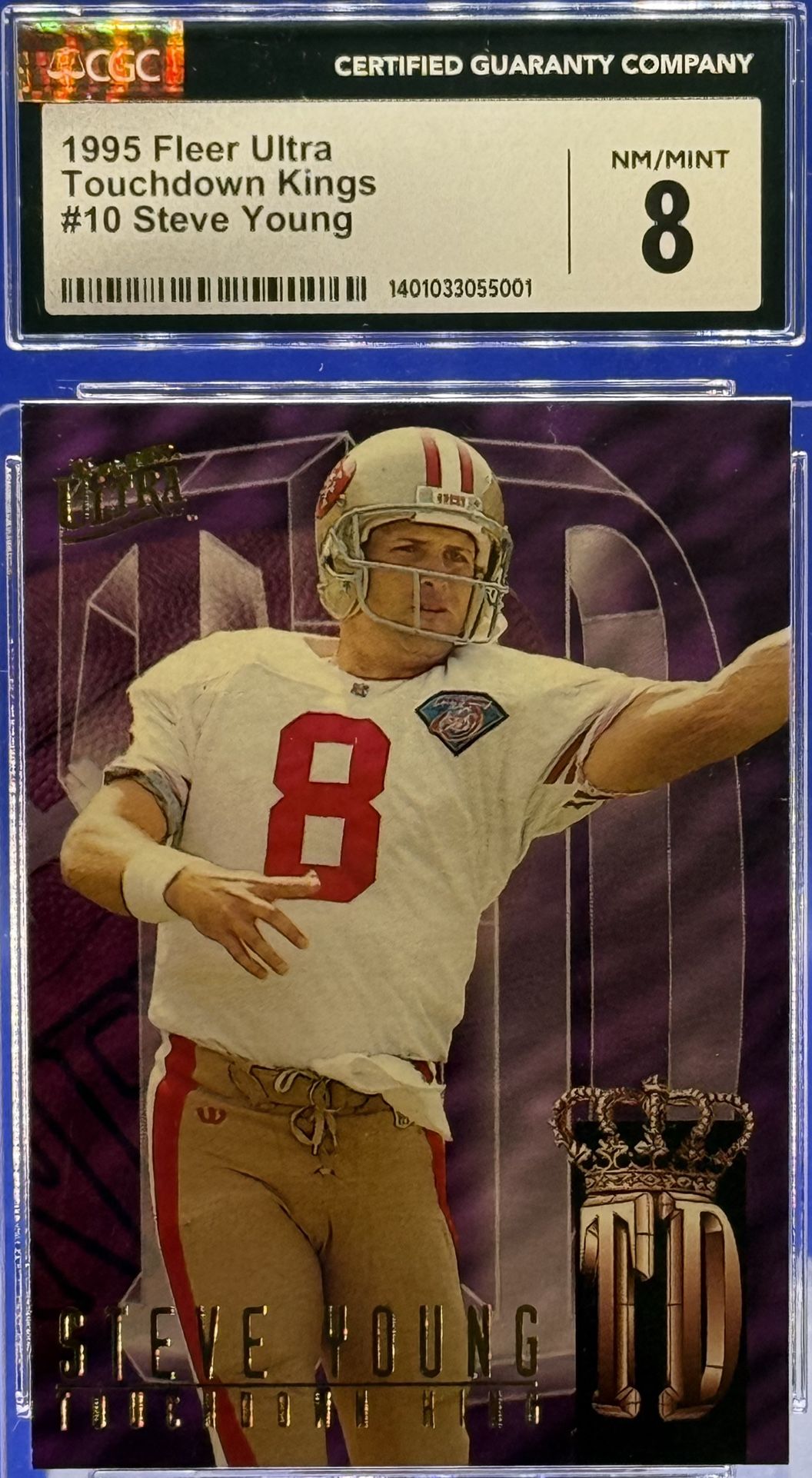 1995 Fleer Ultra Touchdown Kings #10 Steve Young