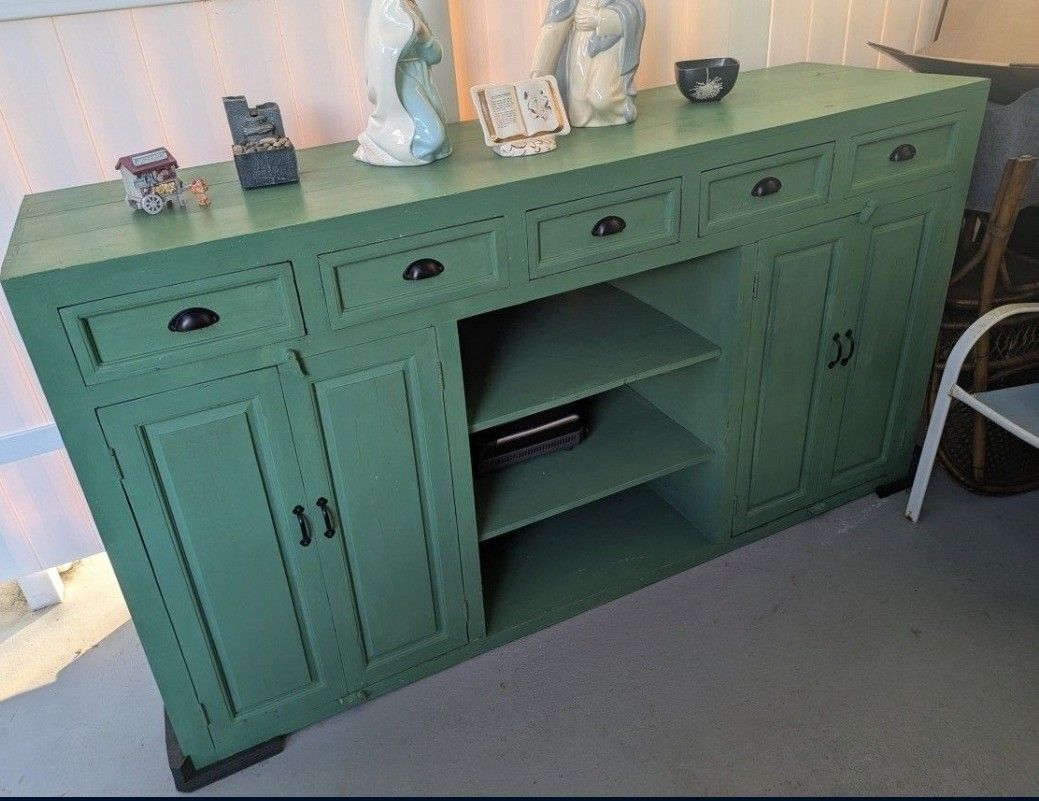 Drawers Sideboard Buffet Credenza Table Cabinet