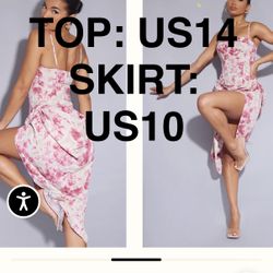 Two Piece Top And Skirt