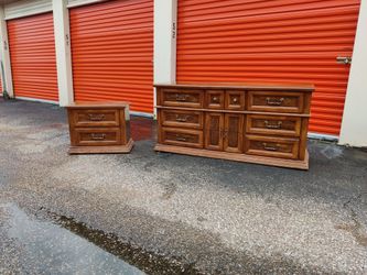 Antique Dresser and Nightstand-Great Condition!