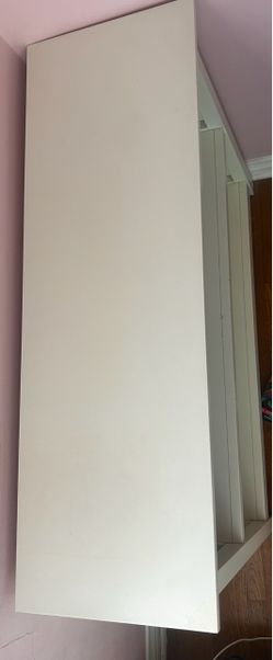 Pottery Barn Teen White 2-Shelf Bookcase / Bookshelf