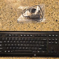 HP Wireless Keyboard And Mouse 