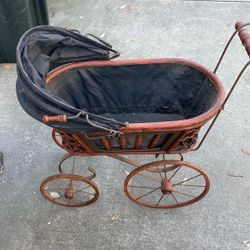 Antique Doll/baby Buggy