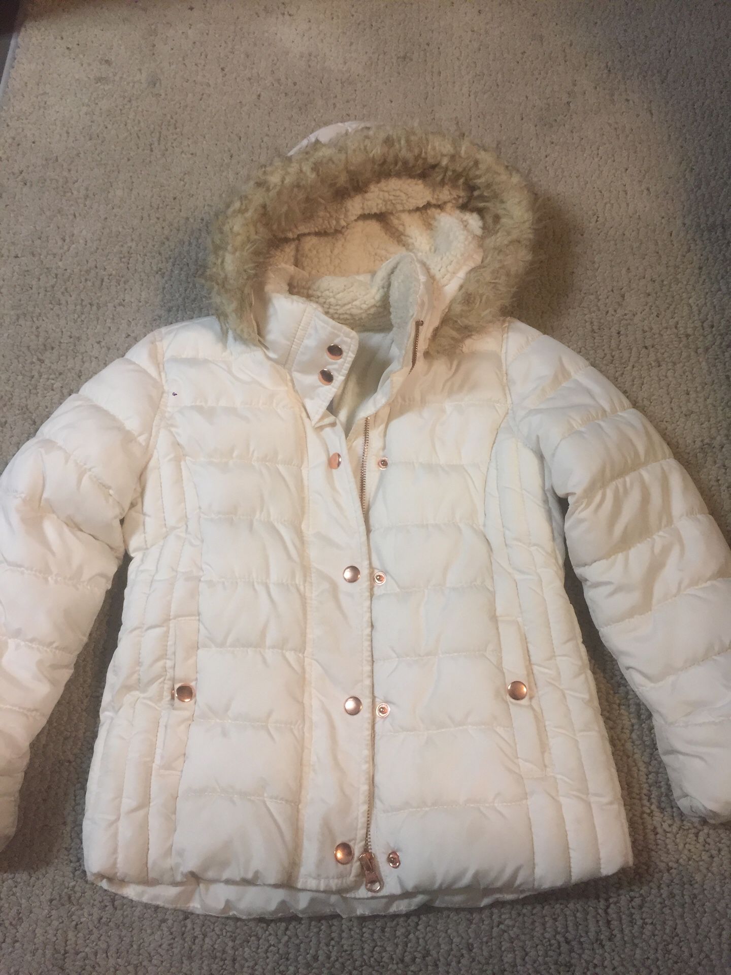Old navy frost free puffer jacket girls M (8)