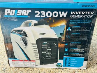 Pulsar 2300-Watt Super Quiet Gasoline Powered Inverter Generator with USB
