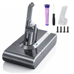 V8 Battery 21.6V 4600mAh for Dyson V8 Animal SV10 V8 Absolute V8 Fluffy V8 Motor