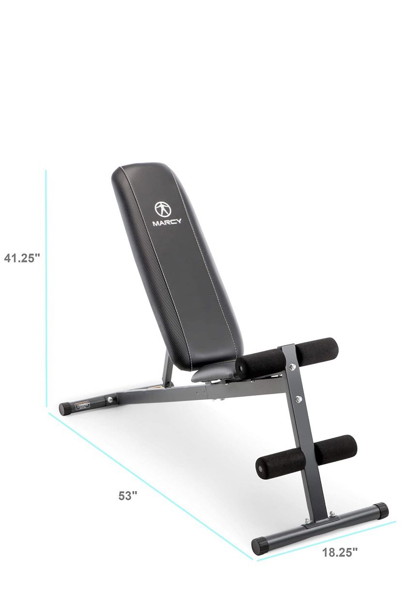 Exercise Utility Bench for Upright, Incline, Decline, and Flat Exercise SB-261W