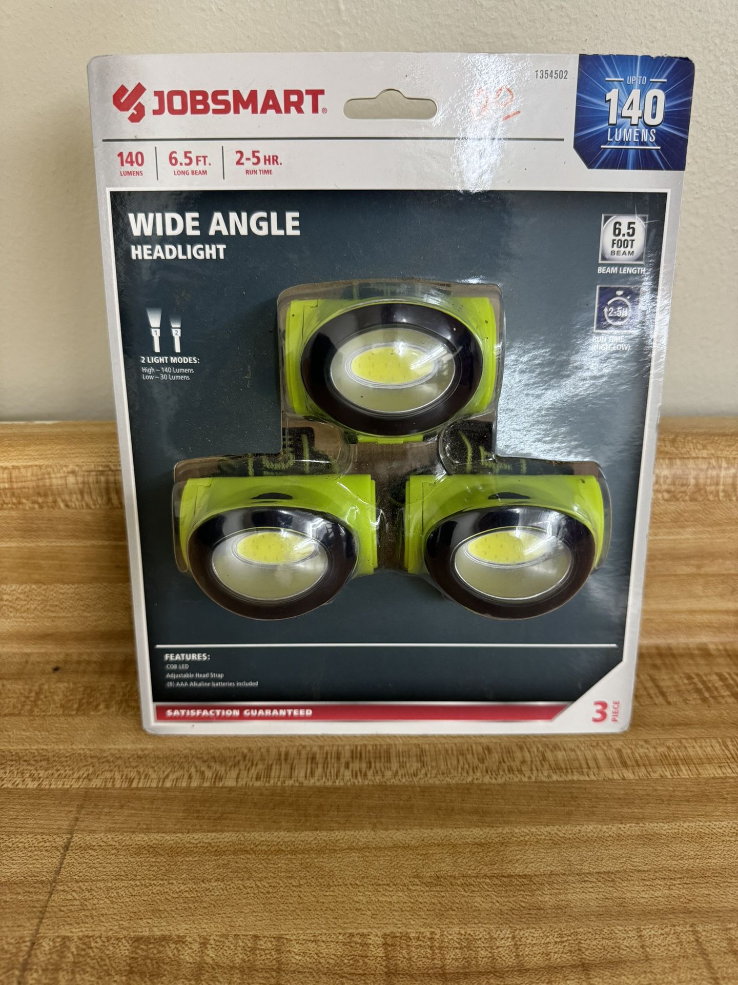 Jobsmart Wide Angle Headlights (3) 