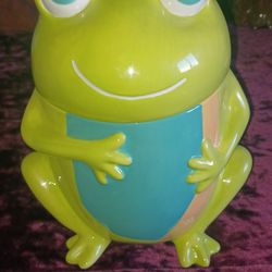Frog Cookie Jar
