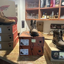 Steel toe Work Boots Red Wings