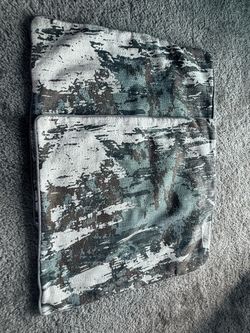 Camo Print Fabric Pouches Set of 2
