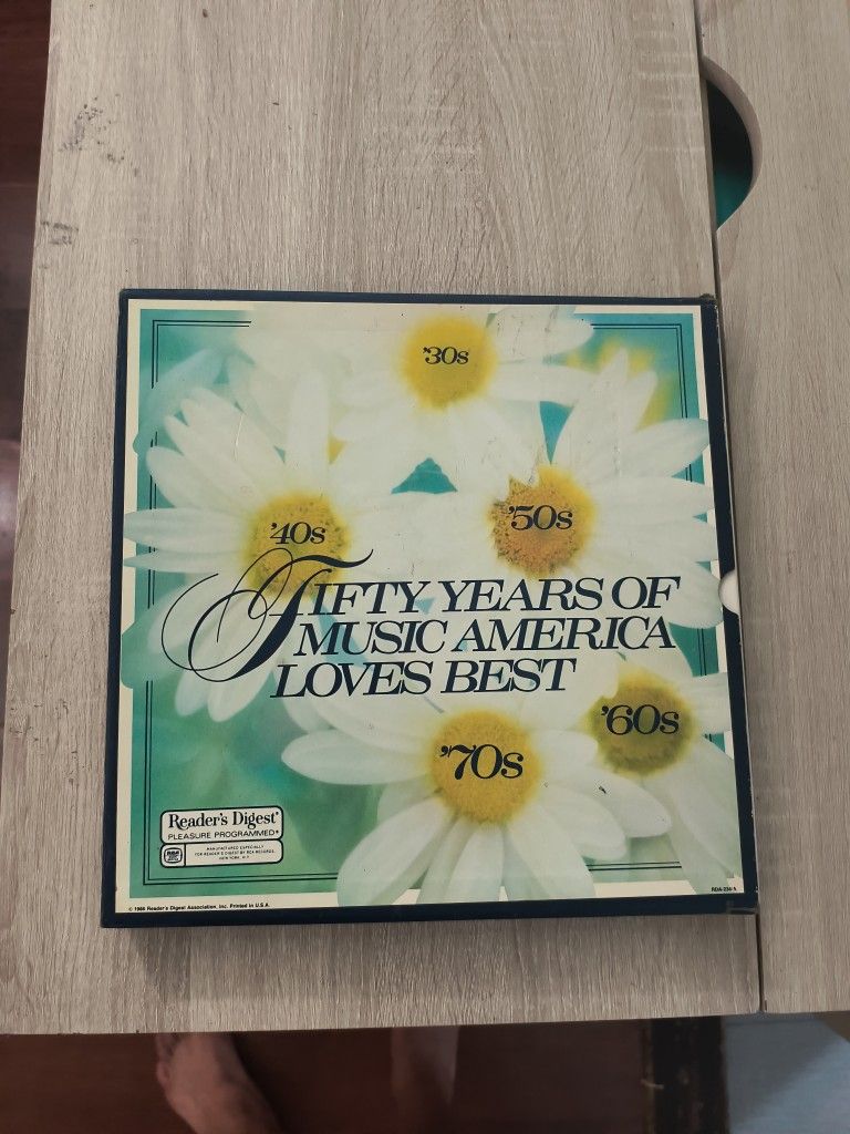Fifty Years of Music America Loves Best Box Set LP's album 30s -70s vtg record