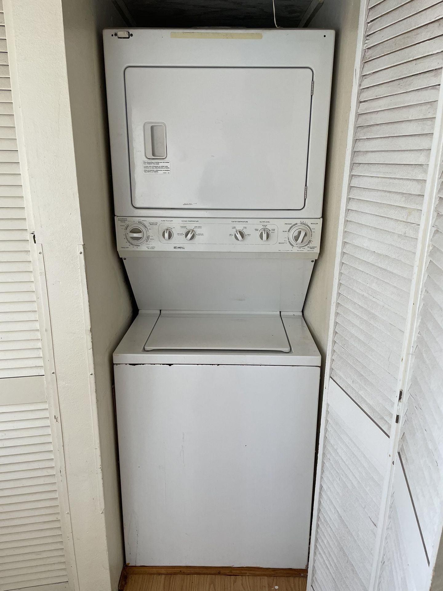 Kenmore washer/dryer combo