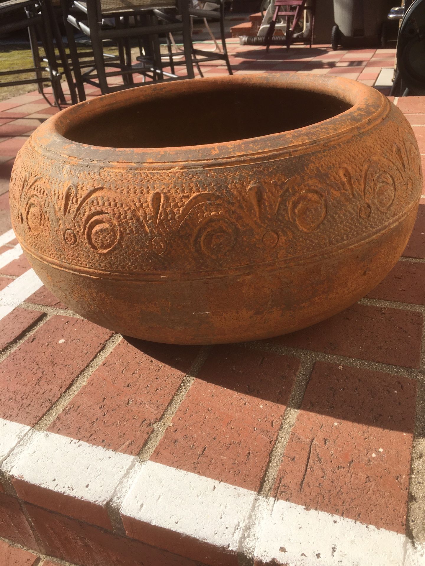 Terra Cotta Harden Hose Holder Lawn And Garden
