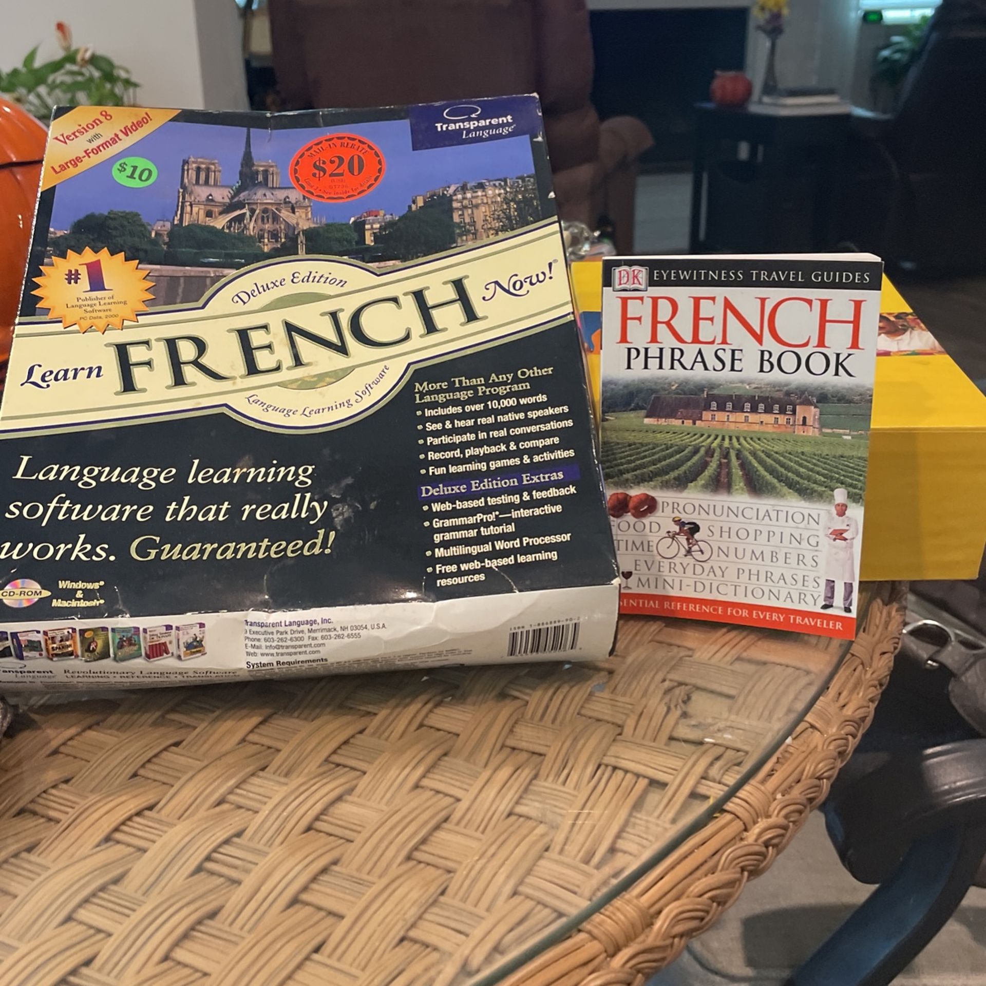 Windows & Macintosh Cd-ROM Learn French & Phrase Book
