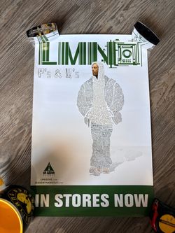 Lmno P's & Q's Promo Poster Up Above Records