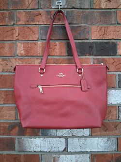Red Leather Coach 