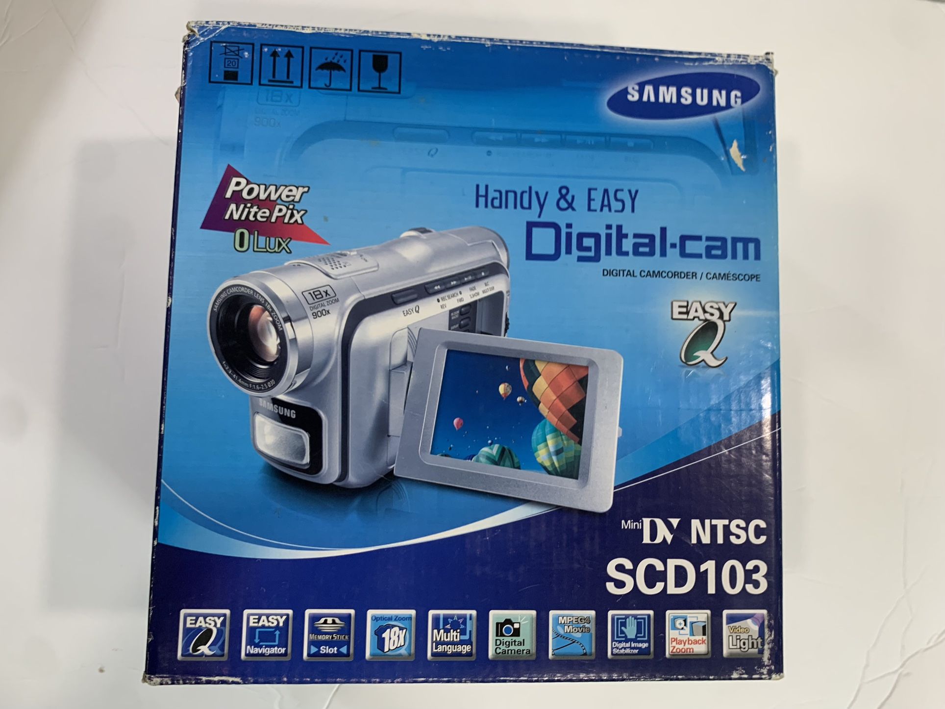 Samsung SCD103 miniDV Camcorder - Parts or Repair