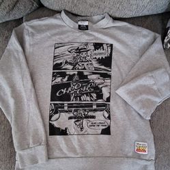 Men's Forever 21 DISNEY Sweatshirt Toy Story  Gray Size M