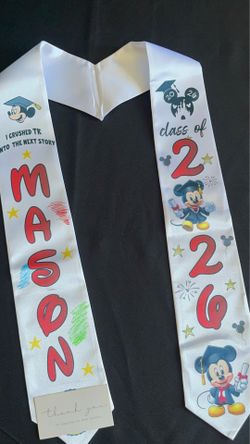 Mickey Mouse grad stole prek / kinder