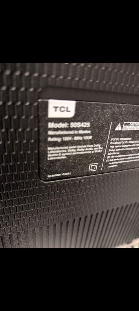 TCL 50” 4K UHD Roku TV $80