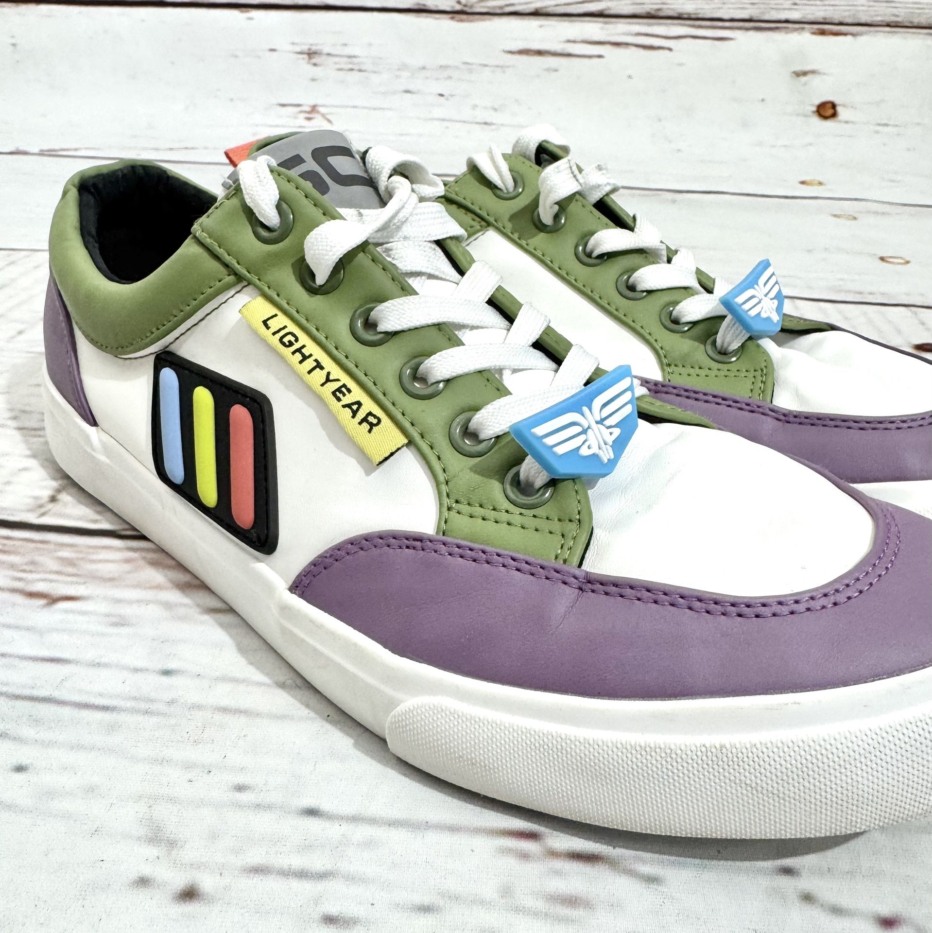 Disney Toy Story Sneakers Men's Sz 9 Buzz Lightyear Low Top Pixar Bounding shoe