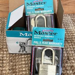 master lock adjudtable removable 5$