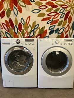LG washer and dryer laundry