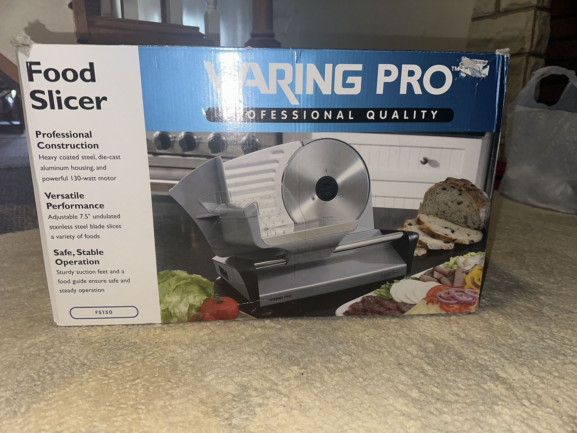 Waring Professional Stainless Steel Food Slicer