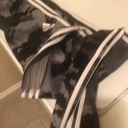 Adidas Pants Adult camouflage gray and black xs